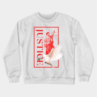 Justice greek sculpture Crewneck Sweatshirt